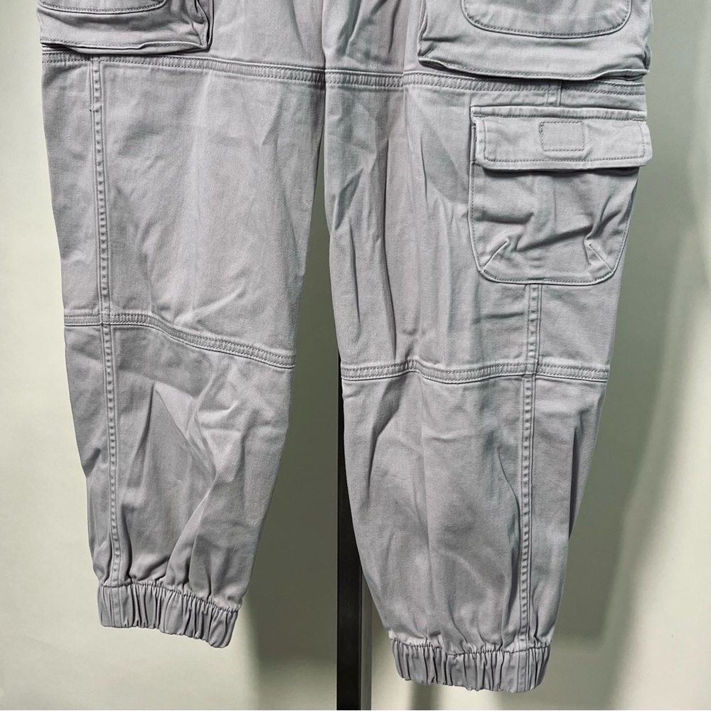 Aeropostale Women’s XS High Rise Cargo Joggers Beige Tan Elastic Waist Pockets - Picture 5 of 11